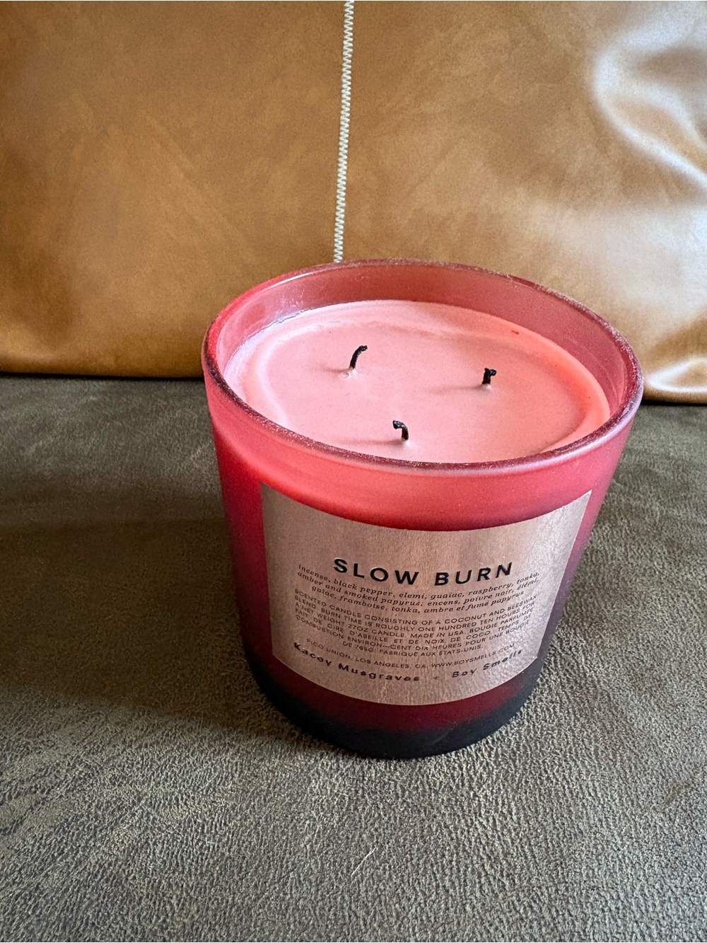 Boy Smells x Kasey Musgraves Slow Burn Candle limited edition